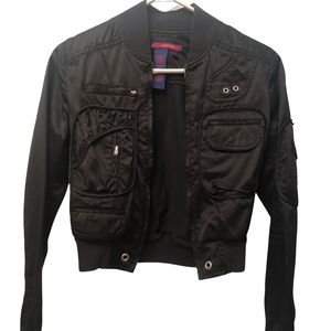 Vintage BCBG fitted bomber jacket